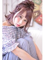 メイズ(MAZE)&nbsp;肩上ボブのおだんごアレンジ【メイズ東中野・鍛原志行】