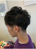 刈り上げパーマ