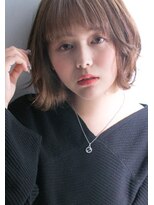 ヌーン ヘアメイク プラス ハッピータイムズ(NOON hair make+happy times)&nbsp;耳かけ☆透明感イルミナアッシュベージュ 中野ヌーンstyle25