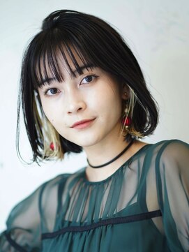 ロミー 本厚木(ROMMY.) ＲOMMY，本厚木　大人可愛いボブ×イヤリングカラー