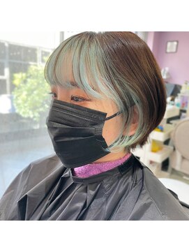 メルシー(Merci) 《Merci》インナーカラー。ミントグリーン