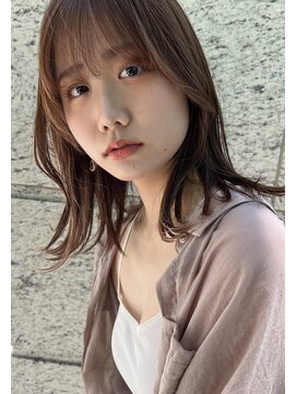 シーナ(scena) ●scena【楽スタイリング】ベージュ外ハネボブ