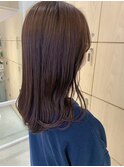【ピンクブラウン】20代30代ミディアム
