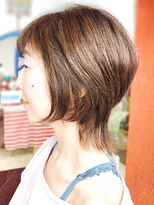 ビーポッシュ ジャスパー店(Be Posh)&nbsp;20代30代大人ショートボブｘ小顔ウルフカット丸みショート