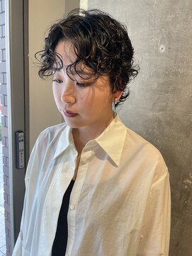 ハマモト ショートパーマ