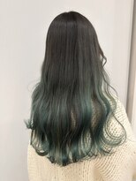 ヘアーサロン リアン 熊谷2号店(hair salon Rien) グリーングラデーション☆