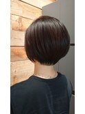 大人可愛い丸みショート