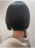 ショート【ボブ・ダークブルー】