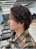 波巻きパーマツイストスパイラルパーマメンズ名駅名古屋