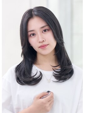 ミチオ ノザワ ヘアサロン ギンザ(Michio Nozawa HAIR SALON Ginza) ☆レイヤーカット/エモージュ/エアリーロング/ブルーグレージュ