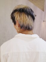 アイティーバイアルバム 藤沢店(IT by ALBUM) 短髪アッシュブラックオーガニックカラー_ba484421