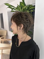 アンドビューティフル 恵比寿(andbeautiful)&nbsp;ショートウルフに脱白髪染めハイライト