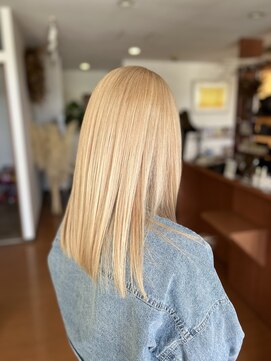 スタジオフィット(STUDIO FITTO) ・ハイトーンカラーミルクティーベージュ・