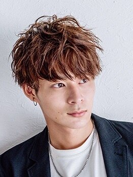 ヘアーズ ゼノン 天王寺ミオプラザ館店(HAIR'S ZENON)の写真/【天王寺MIO】楽々セットで簡単にキマる！トレンドのパーマスタイルで"かっこいい"をつくる☆