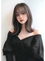 ライズ ネックス ザ サロン 渋谷(LIZE nex the salon)&nbsp;くびれミディアムグレージュ［＃渋谷駅＃韓国＃髪質改善］