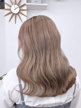 ニコ トウキョウ 渋谷(nico TOKYO) ミルクティーベージュ/髪質改善/ダブルカラー/ケアブリーチ/20代