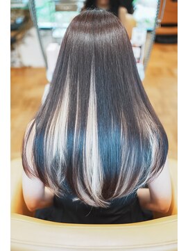 オブヘアーギンザ(Of HAIR GINZA) インナーカラー☆ホワイトベージュ