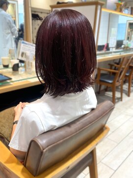 プラグ バイ ネオリーブ(plug by neolive) ボブルフ×髪質改善[髪質改善/縮毛矯正/韓国]H