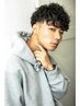 【平日.梶田指名】メンズカット+ツイストスパイラルor波巻きパーマ￥11000