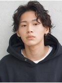 men'sセンターパート 韓国 ビジネスマンにも