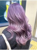 violet color ブリーチ ハイトーン
