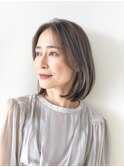 30代40代50代ミディアムレイヤー×大人ミディアム×ハイライト