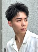 【ナチュラルツイストアッパー】刈り上げショートツーブロック