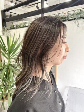 アムヘアー(A.M. hair) グレージュインナーカラー
