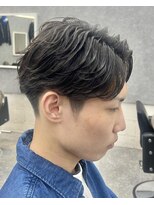 グロップ 町田(GLOP)&nbsp;簡単に出来る毛流れニュアンスパーマ/メンズパーマ