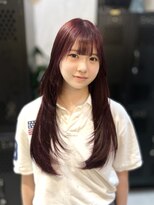 ヴァイス 渋谷店(VAICE)&nbsp;レッドカラー/レイヤーカット