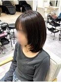 ハッシュボブ/ヘーゼルグレージュ/レイヤーカット/佐久間凪沙