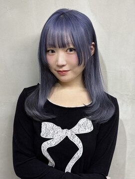 ジーナ 梅田(Zina) 透明感/ブルーカラー/グレージュ/ベージュ/ダブルカラー/kyoka