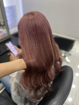 ヘアーデザイン ジェルム(Hair Design germe) 大人可愛いピンクベージュ / YUDU