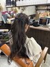 【ハーフアップヘアセット】