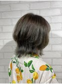 ハイライトカラー髪質改善透明感大人かわいい韓国