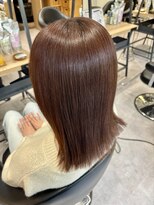 ドラン 天王寺店(DRAN) 髪質改善カラーで春らしいサラ艶ピンクベージュ♪
