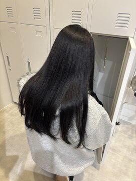 ローレンジウ(LOREN JU) 着物ヘア/ダークアッシュ/ミディアムレイヤーカット/名古屋名駅