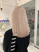 ステラ ヘア デザイン サロン(STELLA hair design salon)&nbsp;ホワイトミルクティー×ロング【浅野】