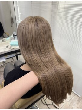 ヴィヒタ 川越 本川越(VIHTA.) ブリーチダブルカラーミルクティーベージュ川越本川越