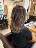 30代40代50代60代白髪ぼかしハイライトレイヤー