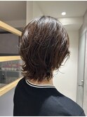パーマでつくるウルフスタイル