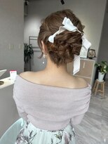 プリュム(Plume.)&nbsp;ふわふわアップ 結婚式お呼ばれヘア