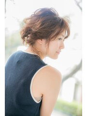 愛されヘアアレンジ♪結婚式や卒業式に☆【十条　赤羽】