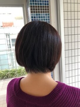 スタジオ アルファプラス 日暮里店(studio α+) レッドブラウン×ふんわりボブ♪【スタジオアルファプラス】