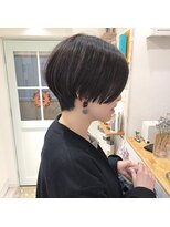 レンク(LENC)&nbsp;Coast.ショートボブ×ブルージュカラー