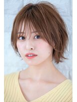 ヘアースパパズ(hairspaPAZ)&nbsp;〇レイヤー×外ハネのカジュアルボブ〇