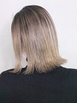 アイティーバイアルバム 松戸店(IT by ALBUM) シャドールーツ_カーキグレージュマッシュショート_ba322202