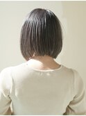 ダブルカラーで作るシアーグレーカラー
