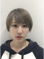 ミモザワークス(Mimosa Works)&nbsp;ホワイトグレージュ×ブルーハイライト