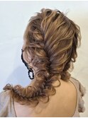 ゆるふわ編み込みツイン ツインテール 新宿東口 ヘアアレンジ